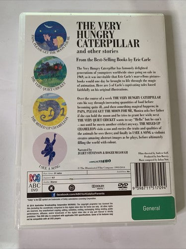 The Very Hungry Caterpillar and Other Stories (DVD, 1993) Animation Region 4
