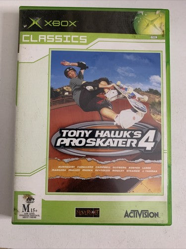 Tony Hawk's Pro Skater 4 Microsoft XBOX Original PAL Game Complete