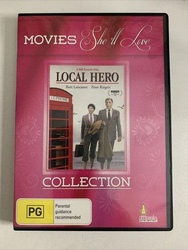 Local Hero (DVD, 1983) Burt Lancaster, Peter Riegert Region 4