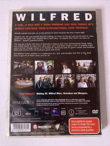 Wilfred : Series 2 (DVD, 2009, 2-Disc) Comedy All Regions