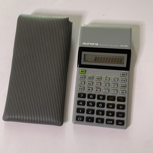 Aurora AC 694 Scientific Calculator Vintage