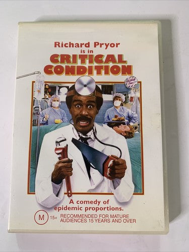 Critical Condition (DVD, 1986) Richard Pryor Comedy  Region 4