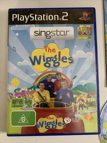SingStar The Wiggles PS2 Sony PlayStation 2 PAL Karaoke Game Complete