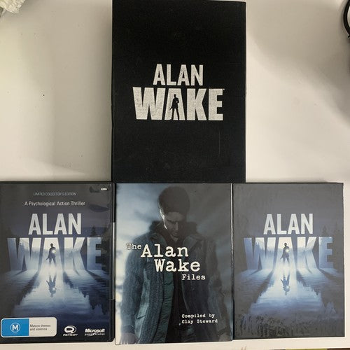 Alan Wake Limited Collectors Edition XBOX 360 PAL with Book, Soundtrack, Game