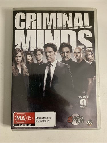 Criminal Minds : Season 9 (DVD, 2014, 5-Disc) Region 4