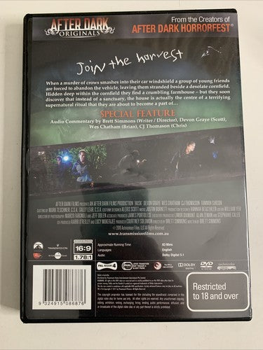Husk (DVD, 2011) Devon Graye, Wes Chatham, C.J. Thomason Horror Film Region 4