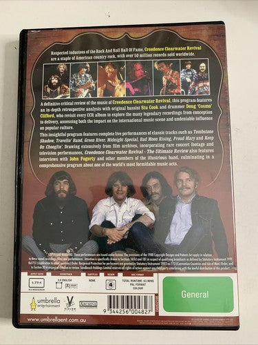 Creedence Clearwater Revival – The Ultimate Review (DVD, 2011) Region 4