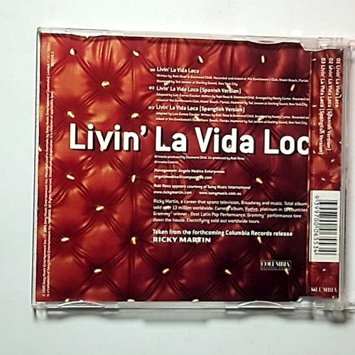 Ricky Martin – Livin' La Vida Loca (CD, 1999) Australia 667229.2