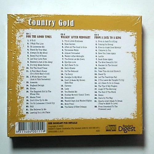 Various – Reader's Digest: Country Gold (CD, 2013, 3-Disc)