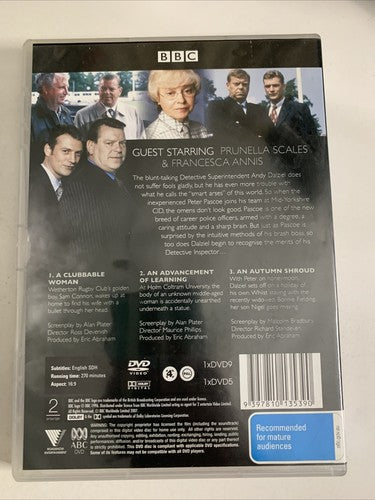 Dalziel & Pascoe : Series 1 (DVD, 1996, 2-Disc) Region 4