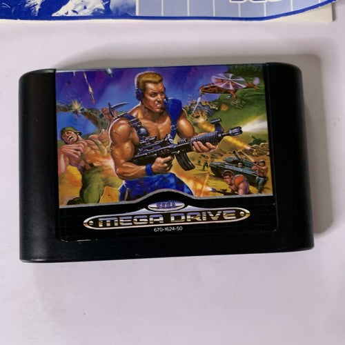 Mercs SEGA Mega Drive PAL 1990 Game Complete