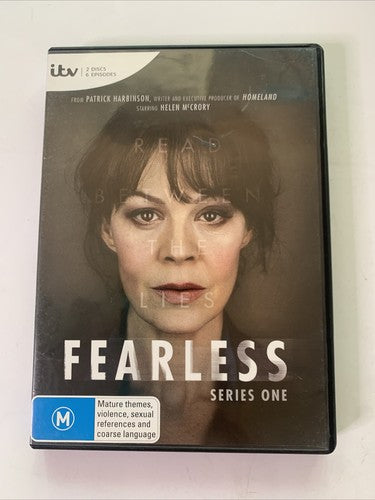 Fearless : Series 1 (DVD, 2017, 2-Disc) Helen McCrory  Region 4