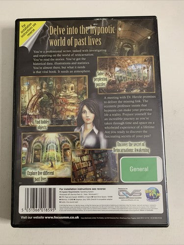 Reincarnations: Awakening PC Windows CD-ROM Hidden Object Game