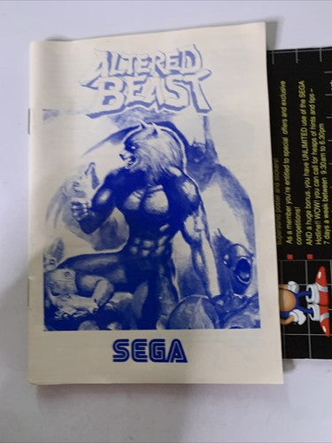 Altered Beast SEGA Mega Drive PAL 1990 Game Complete
