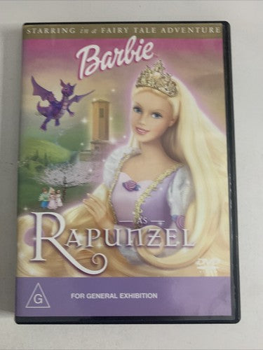 Barbie as Rapunzel (DVD, 2001) Animated Movie Region 4