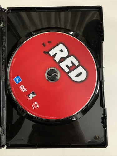 RED (DVD, 2010) Bruce Willis, Helen Mirren, Morgan Freeman Region 4