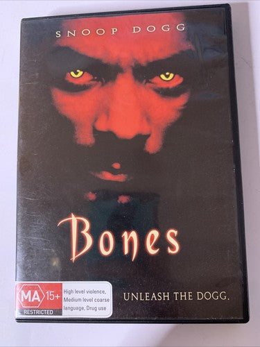 Bones (DVD, 2001) Snoop Dogg, Pam Grier Horror Film Region 4