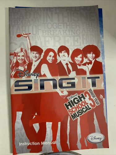 Disney Sing It: High School Musical 3 PS2 Sony PlayStation 2 PAL Karaoke Game