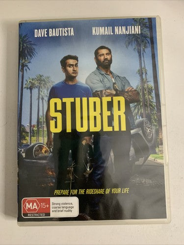 Stuber (DVD, 2019) Dave Bautista, Kumail Nanjiani Region 4