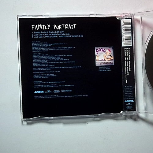 P!NK – Family Portrait (CD, 2002) Australia & New Zealand 74321 98210 2