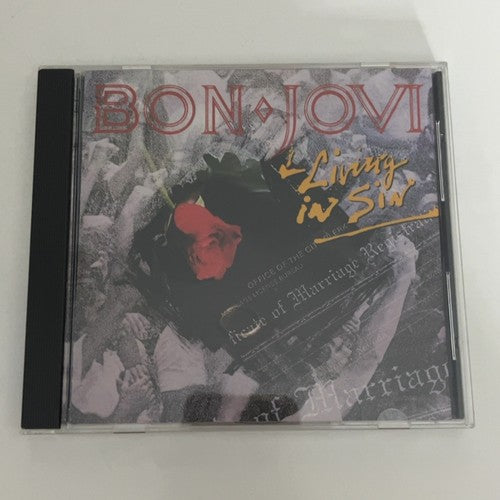 Bon Jovi – Living In Sin (CD, 1990) Japan PPDM-1006