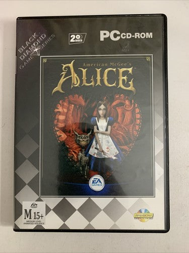 American McGee's Alice PC Windows CD-ROM Game