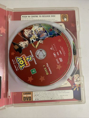 Toy Story 2 (Special Edition, DVD, 1999, 2-Disc) Pixar Disney Film Region 4