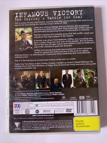 Infamous Victory: Ben Chifley's Battle For Coal (DVD, 2009) All Regions