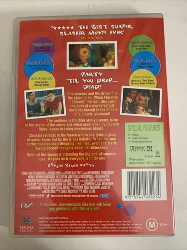 Psycho Beach Party (DVD, 2000) Lauren Ambrose, Nicholas Brendon Region 4