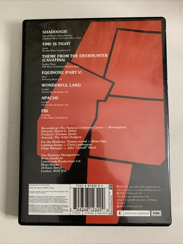 The Shadows – The Shadows Live (DVD, 2000) All Regions