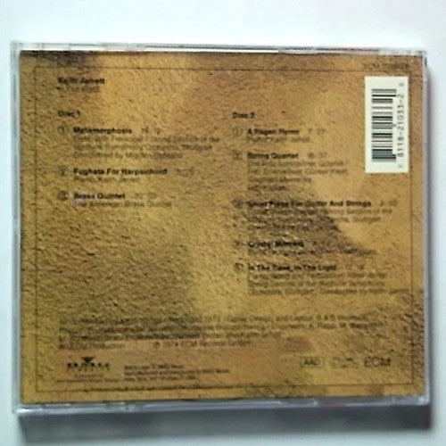 Keith Jarrett – In The Light (CD, 2-Disc) US ECM 1033/34