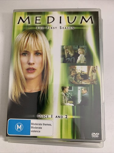 Medium : Season 1 (DVD, 2005, 4-Discs) Patricia Arquette  Region 4