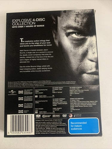 Bourne Identity / Bourne Supremacy / Bourne Ultimatum / Bourne Files (DVD)