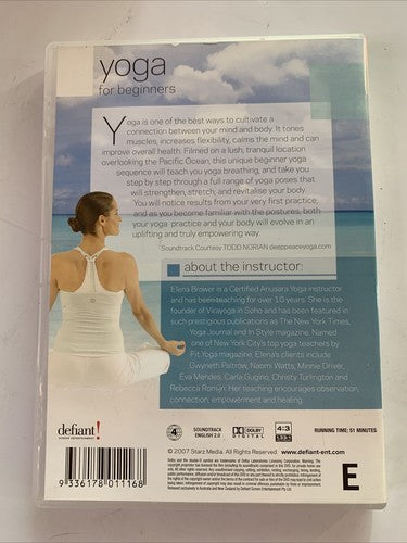 Element Yoga for Beginners (DVD, 2008) Region 4 NEW