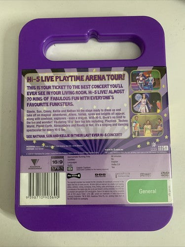 Hi-5 Live! The Playtime Concert (DVD, 2008) Region 4