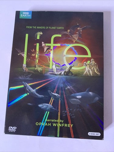 BBC Earth Life (DVD, 2007, 4-DIsc) Documentary Narrated Oprah Winfrey Region 1