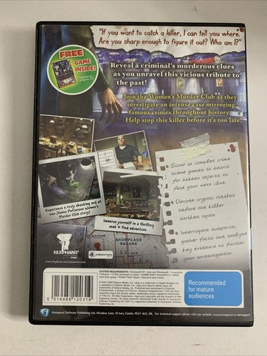 James Patterson: Women's Murder Club: Twice in a Blue Moon PC Hidden Object Game