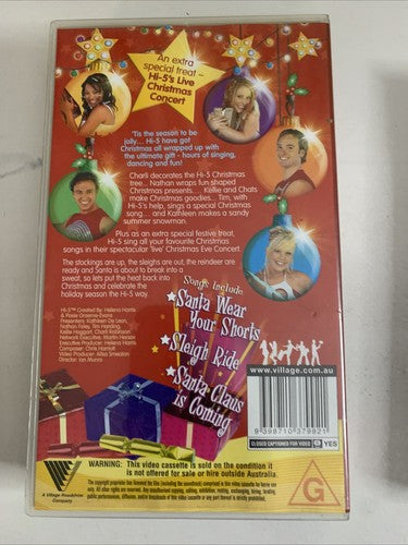 Hi-5 : It's a Hi-5 Christmas (VHS, 2001) PAL