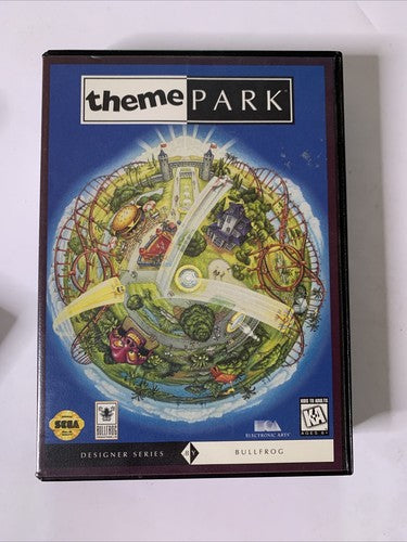 Theme Park SEGA Mega Drive 1995 PAL Game Complete