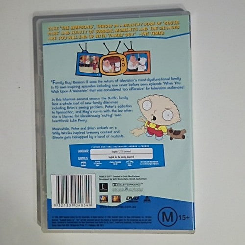 Family Guy : Season 2 (DVD, 2000) Region 4