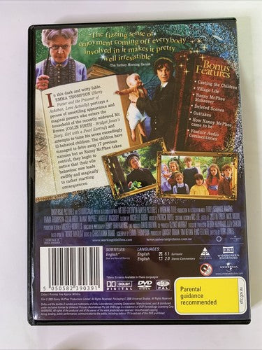 Nanny McPhee (DVD, 2005) Colin Firth, Emma Thompson Region 4 &2