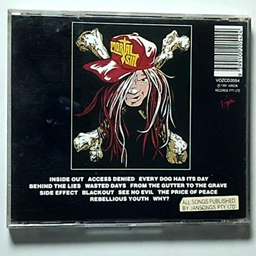 Mortal Sin – Rebellious Youth (CD, 1991) Australia VOZCD2054
