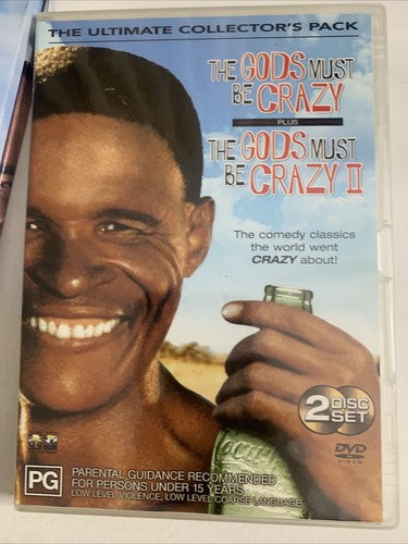The Gods Must Be Crazy 1 & 2 Steelcase Collector's Edition (DVD, 1980) Region 4