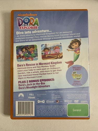 Dora the Explorer: Dora's Rescue in the Mermaid Kingdom (DVD, 2012) Region 4