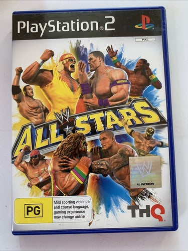 WWE All Stars PS2 Sony Playstation 2 PAL Wrestling Game Complete