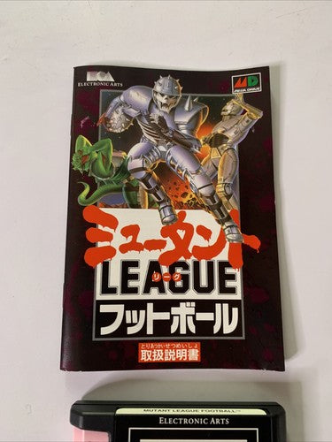 Mutant League Football SEGA Mega Drive NTSC-J Japanese 1993 Game Complete