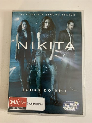 Nikita : The Complete Season 2 (DVD, 2011, 5-Disc) Maggie Q Region 4