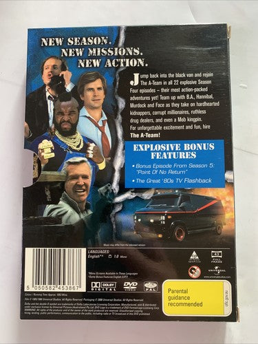 A-Team : Season 4 (DVD, 1985, 6-Disc) Region 4
