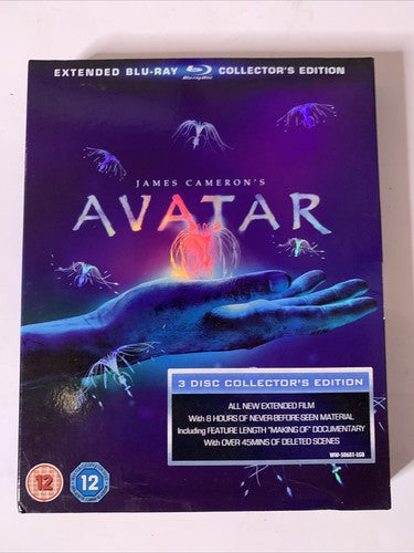Avatar: Extended Collectors Edition (Blu-ray, 2009, 3-Disc) Region B