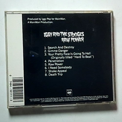 The Stooges – Raw Power (CD, 1988) US CK 32111